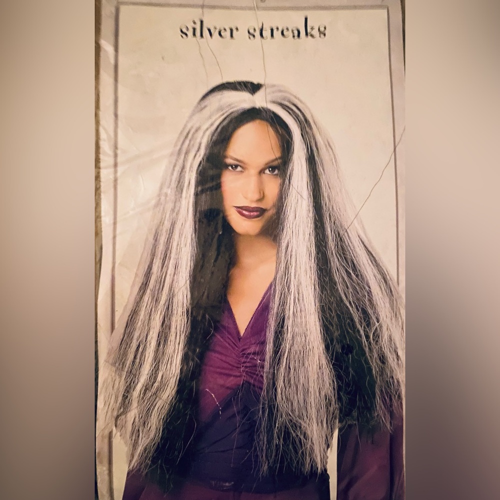 Black and White Costume Wig